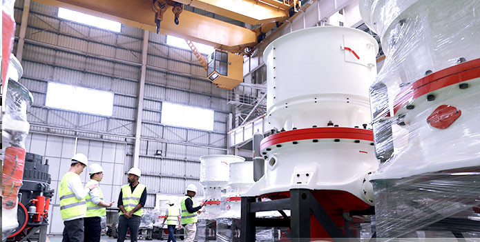 車間單缸液壓圓錐破碎機實拍