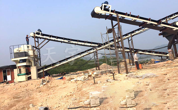 鵝卵石制砂機制砂生產線 鵝卵石制砂機制砂生產線