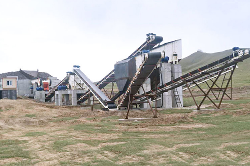 尾礦制砂現(xiàn)場(chǎng)