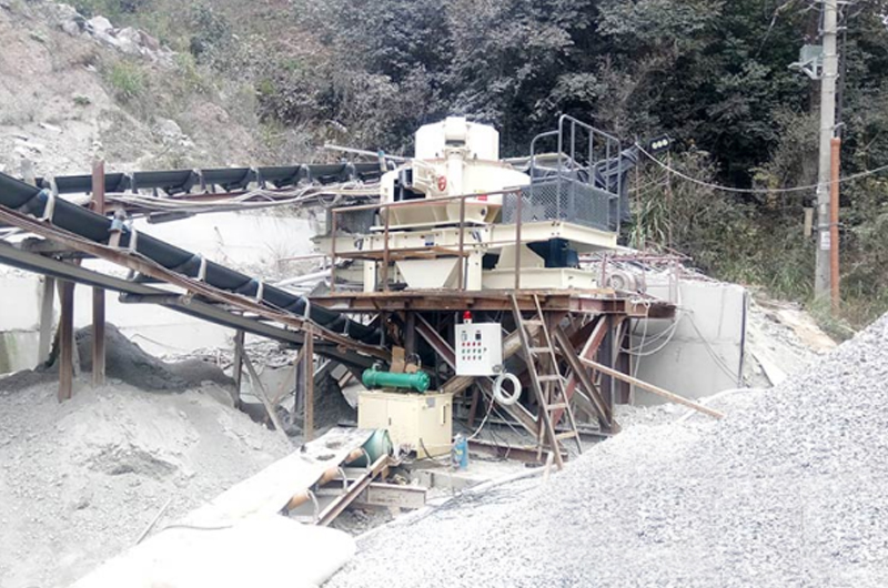 尾礦制砂現(xiàn)場(chǎng)